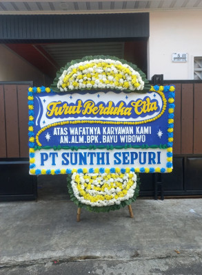 Papan Bunga Duka di Kunduran